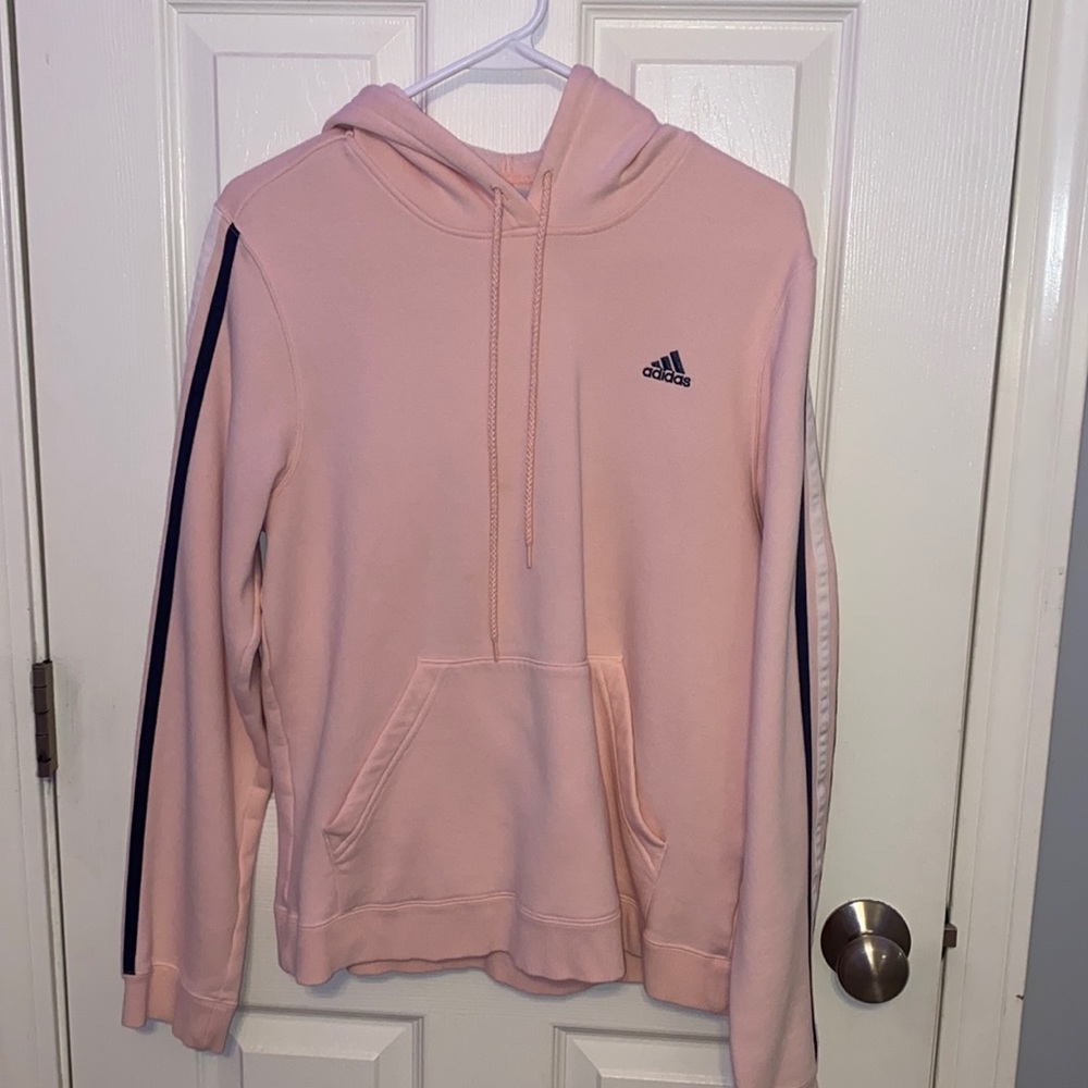 Light Pink Adidas Hoodie